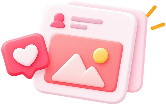 Illustration for Social Media templates