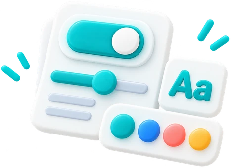 Illustration for UI Kits templates