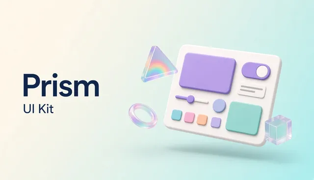 Prism: ui kit template preview