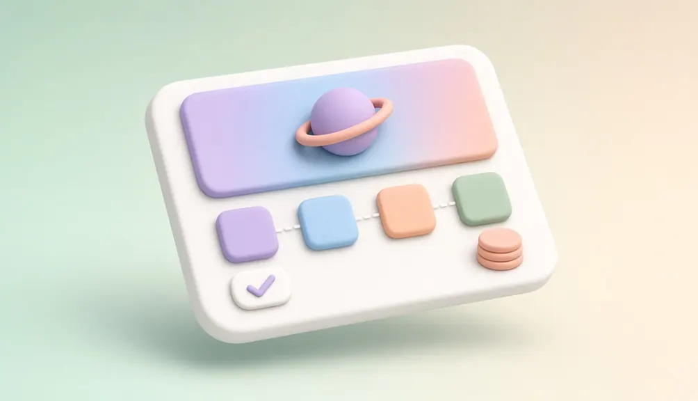 Illustrated preview of the Halo Notion template for freelancers